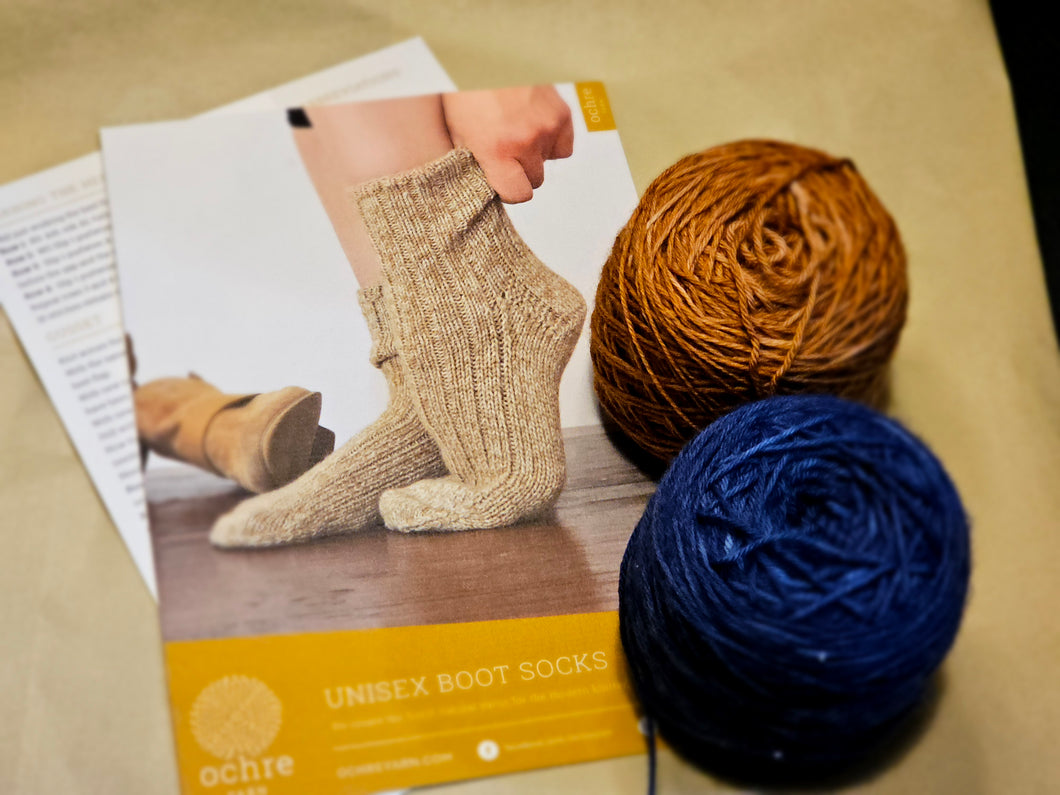 BOOT SOCKS KNIT KIT