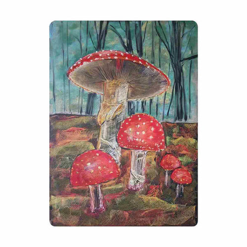 Chalkboard Art Cards - Mushroom