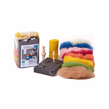 Load image into Gallery viewer, Wet or Dry Felting Starter Kit with Plant Dyed Fleece